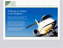 Tablet Screenshot of airportbusiness.net